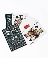 Bicycle Bicycle Aviary Playing Cards Deck Air Cushion Finish Black Green view 4