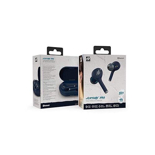 iFrogz Airtime Pro True Wireless in Ear Bluetooth Earbuds Blue