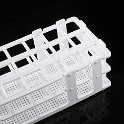 Eowpower 1 Piece Plastic Lab Test Tube Rack Storage