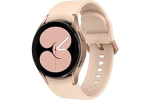 Samsung Galaxy Watch 4 40mm Bluetooth Smartwatch with ECG Heart Rate Monitor, Tracker for Health, Fitness, Running, Sleep Tracking, GPS Fall Detection, US Version, SM-R860NZDAXAA, Pink Gold