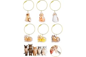 CHICHAUS Cat Hair Holder Keychain | Hair Storage Bottle | Pet Fur Keepsake-Hold Fur & Keys in 6 Heart-Touching Styles, Always Keep Your Beloved Cat Close, Engravable Pet Memorial Gift for Owners