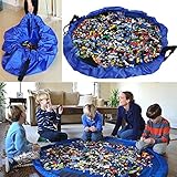 Aeroway Children's Play Mat and Toys Storage Bag, 60-inch.Baby Kids Play Floor Mat