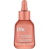 ITK Hyaluronic Acid Serum with Niacinamide & Squalane - Hydration & Plumping Anti-Aging Serum For Face - Deep Moisture Hydrating Face Serum For Sensitive + Dry Skin - Vegan + Cruelty Free, 1 Fl Oz