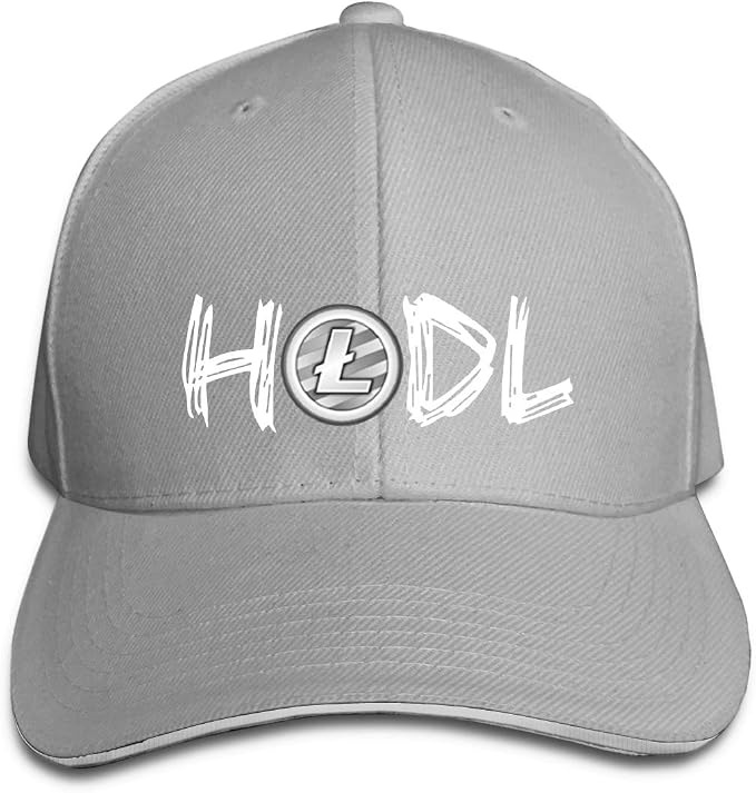 Amazon Hodl Litecoin Hdlキャップアウトドアボールコットンブリムスナップバック調整可能な白い帽子男性用 女性用グレー キャップ 通販