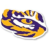 LSU Tigers Sports Team Mascot Vinyl Decal Sticker Officially Licensed Collegiate Product 22-Inch
