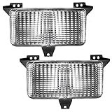 Park Signal Front Marker Lights Lamps Pair Set Replacements for Chevrolet GMC Pickup Truck SUV 915908