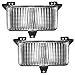 Pair of Park Signal Front Marker Lights Lamps Replacement for Chevrolet GMC Pickup Truck SUV 915908