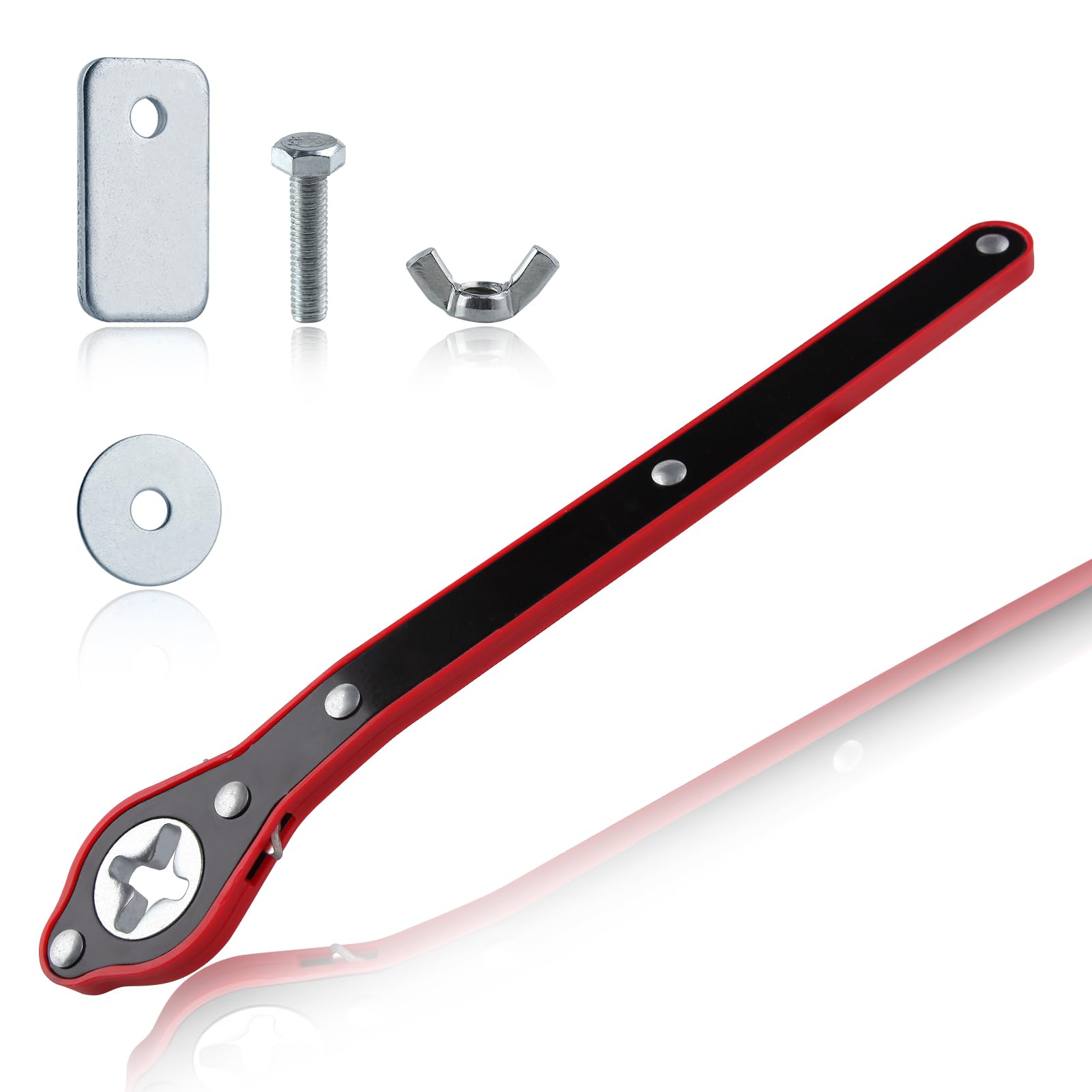 SPEEDWOX Car Jack Wrench 360° Swivel Labor-Saving Car Jack Ratchet Wrench Car Jack Handle Replacement Car Jack Tool Positive and Reversal Knob Design for Motorcycle Car SUV and Other Vehicles.