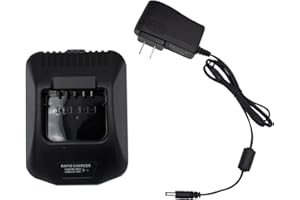 KASLNOUO KSC-25 Radio Charger Compatible with Kenwood KNB-57L KNB-55L NX-3220 NX-3320 TK-3420 NX-3200 NX-3300 NX-220 NX-320 TK-2170 Two-Way Radio