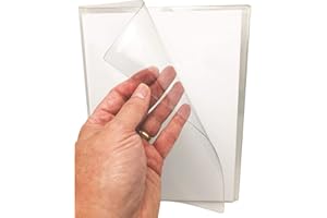 Ashley Productions Smart Poly Clear Book Cover, 8-1/2" x 11", Model Number: ASH10571