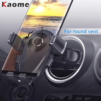 Stable Round Vent Car Phone Holder for iPhone Ethiopia Ubuy