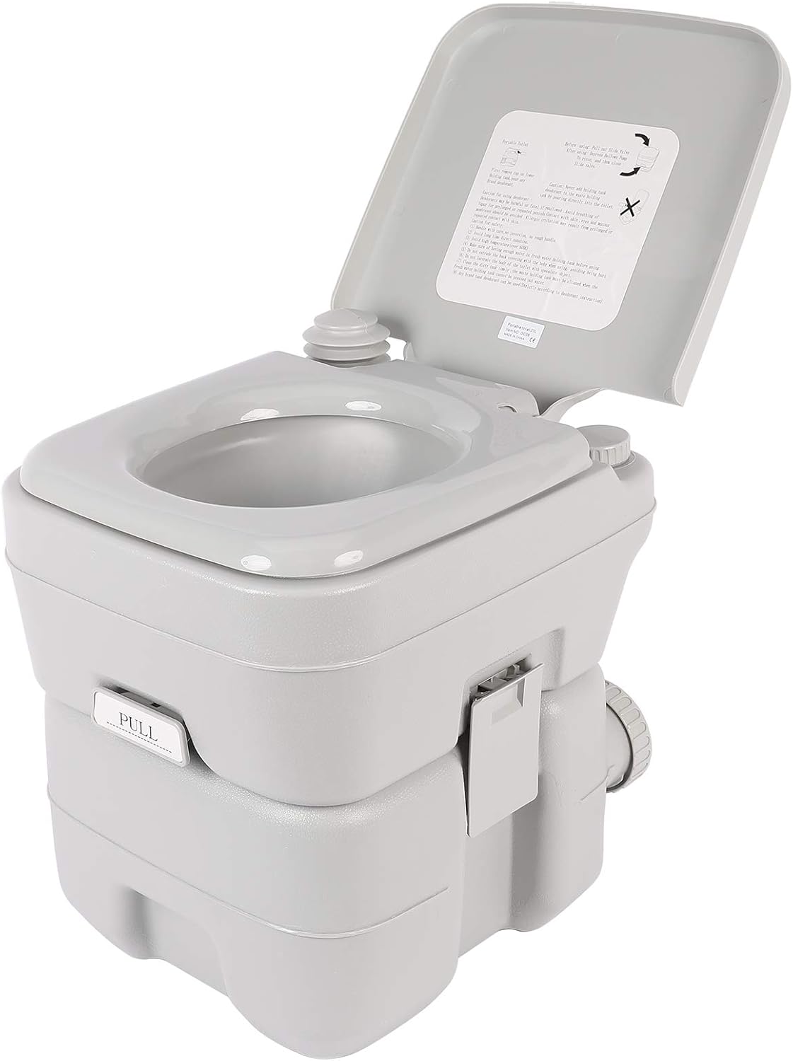 Z ZELUS Campingtoilette 20 l Tragbare Toilette abnehmbar für Kinder