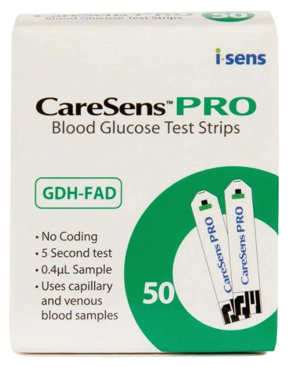 Caresens Pro Test Strips, 50-Piece