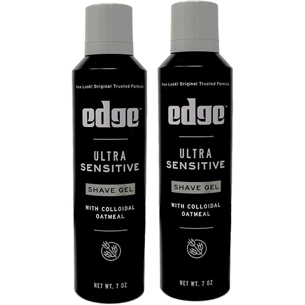 18 17 GÉL PACK 2.0 oz 7包 Amazon.com: Edge Ultra Sensitive Shave gel, 7 Ounce (Pack of