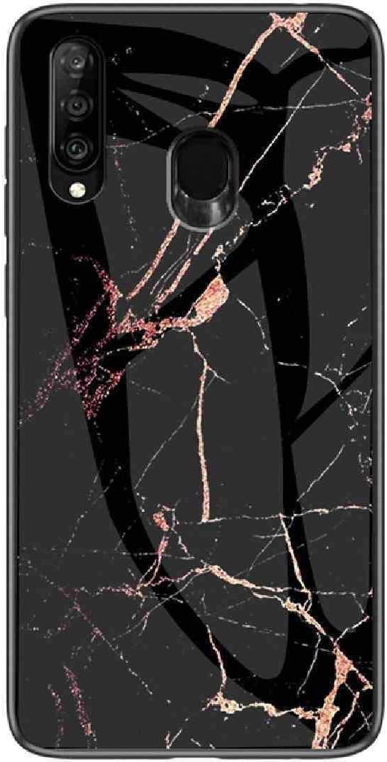 Vivo Y17/Y3/Y15/Y12 Case, Portable Marble Rock Stone Glass Background Useful Thin Combined Cover, HUZIGE New Come Protect Thin Slim Phone Light Case For Vivo Y17/Y3/Y15 Black