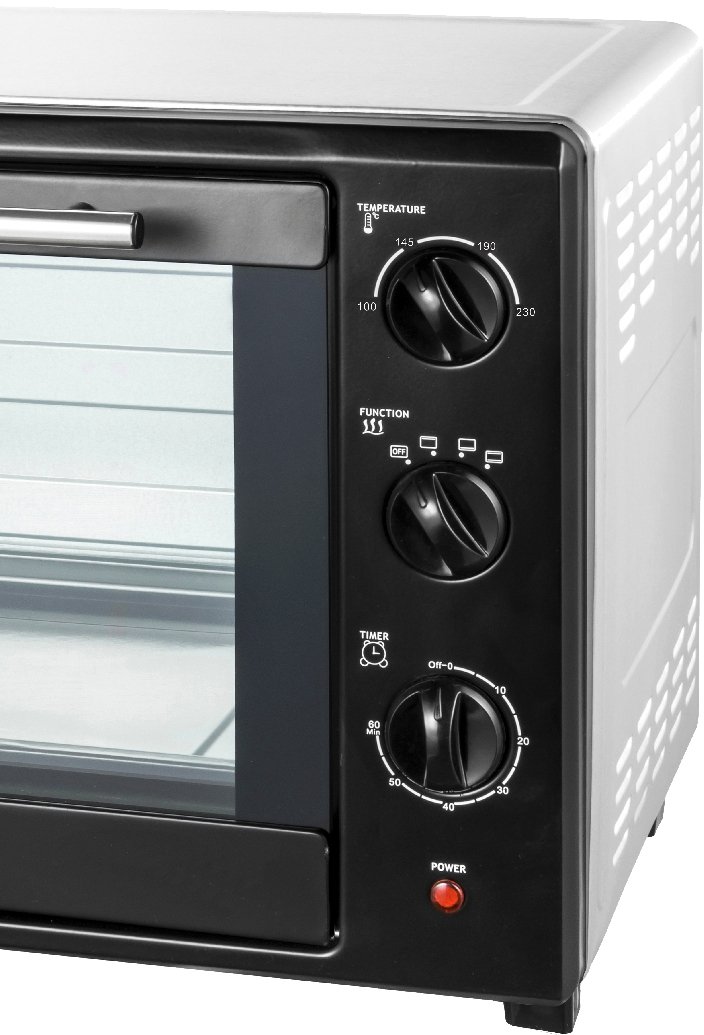 1500 W Bastilipo Verona Horno De Sobremesa 30 litros 2 Velocidades Acero  Inoxidable Pequeño electrodoméstico Electrodomésticos especializados y  utensilios eléctricos