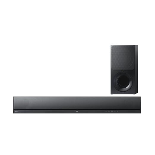 Sony HT-CT390 2.1 Soundbar mit 300W Ausgangsleistung, NFC und Bluetooth, schwarz