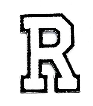 Parche Con La Letra R De Rabana En Color Blanco Con El Texto