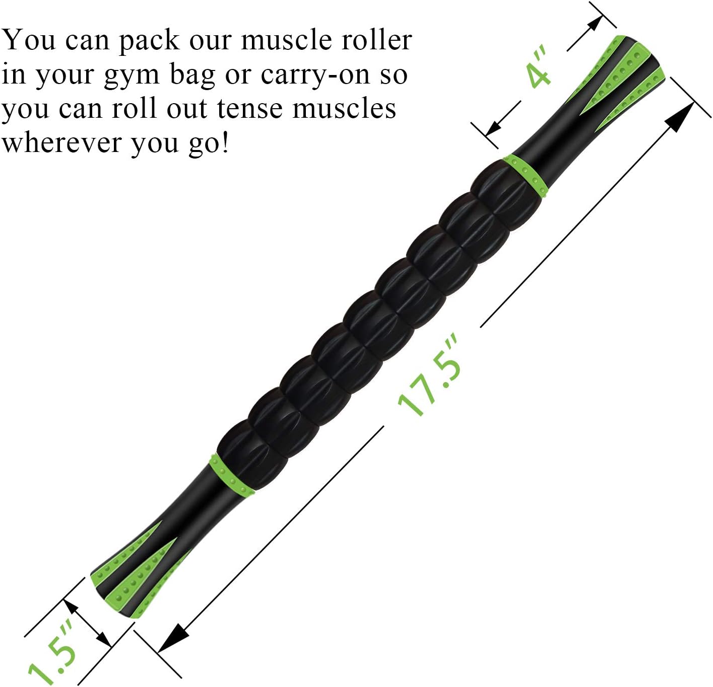 Muscle Roller, Massage Roller Stick for Athletes, Help Reducing Muscle Soreness Cramping Tightness Leg Arms Back Calves Muscle Massager: Health & Personal Care