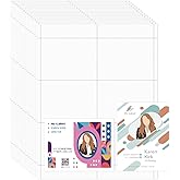 Mr-Label 150 Name Badge Inserts, 230GSM Heavyweight Insert Badge Refill, 3 x 4 inch, Two-Sides Printable Card Stock, Micro-Perforated, White, Compatible with Inkjet/Laser Printer