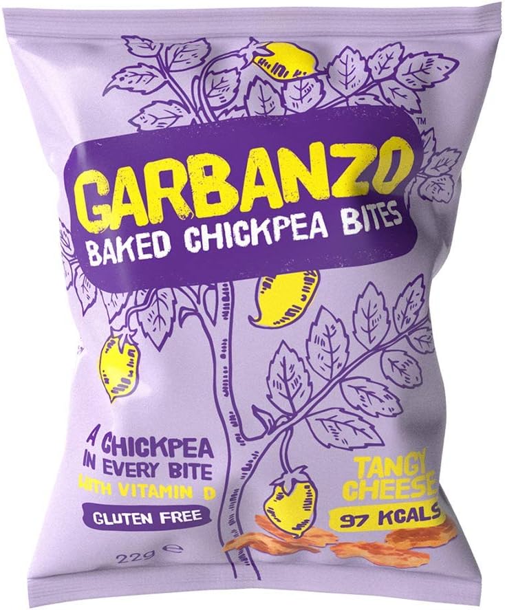 Garbanzo Tangy Cheese Flavoured Chickpea Bites [22g] x 12