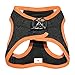Best Pet Supplies - All Weather Mesh, Reflective, No Pull Harness for Small, Medium Dogs, Cats - Secure with Hook & Loop Fastener, Buckle, Double D-Rings - Orange Trim, XS