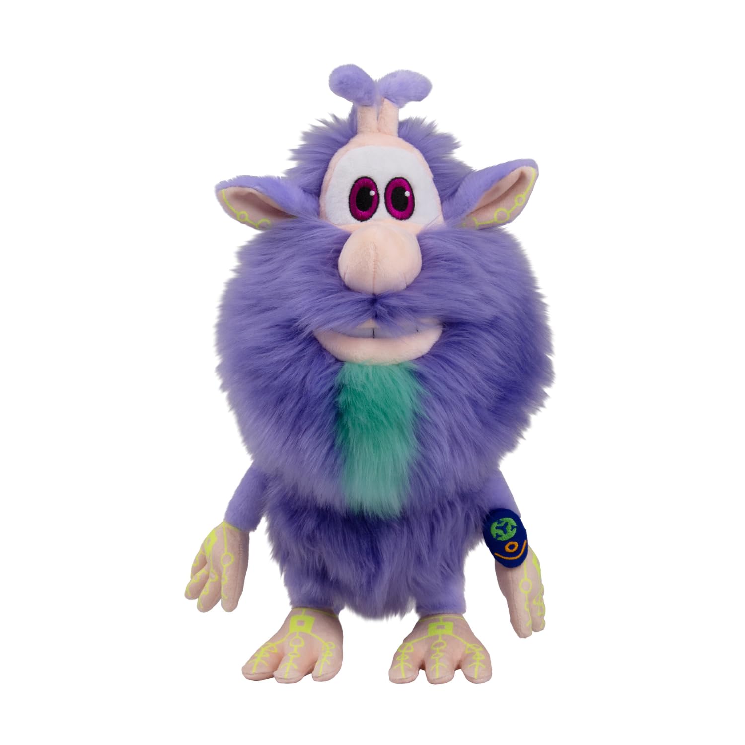 Booba Future Plush Toy for Kids - 30 cm - Netflix Cartoon Show Soft Cute Cuddly Toy for Kids - Official Product from animation studio (Purple)