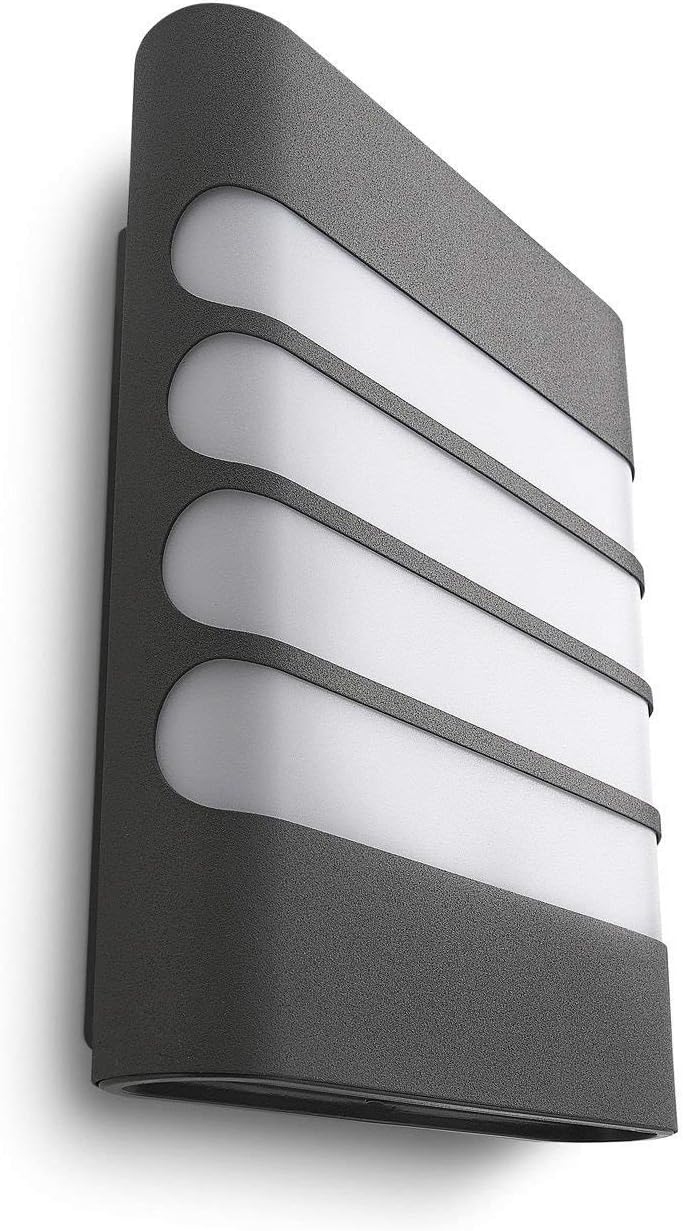Philips Raccoon LED Outdoor Wall Light, 4W, 450 lm, 2,700 K Warm White Light, IP44 Weather-resistant, Built-in LED, Durable - Image 3