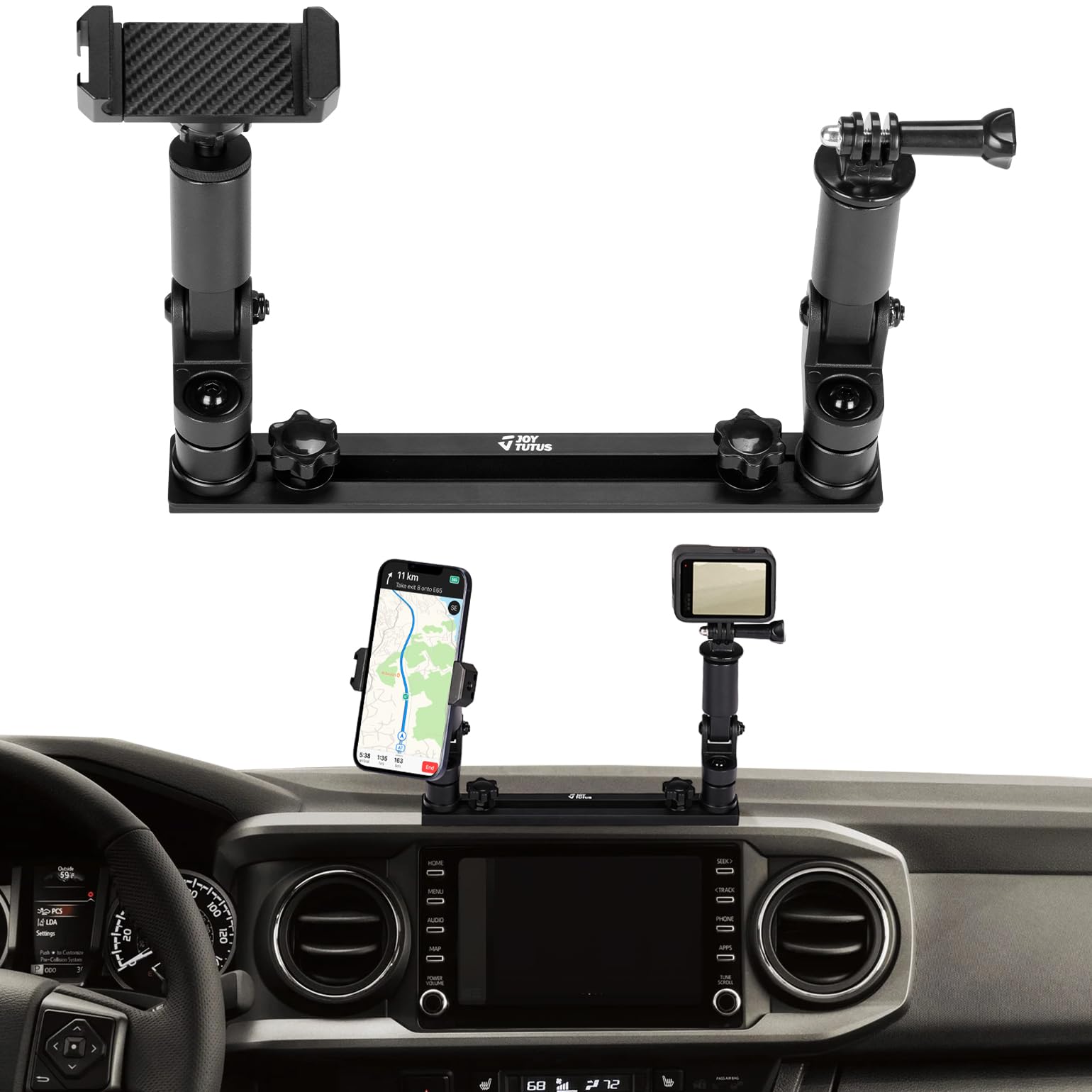 JOYTUTUS Phone Mount Compatible with 20162023 3rd Gen Aluminum