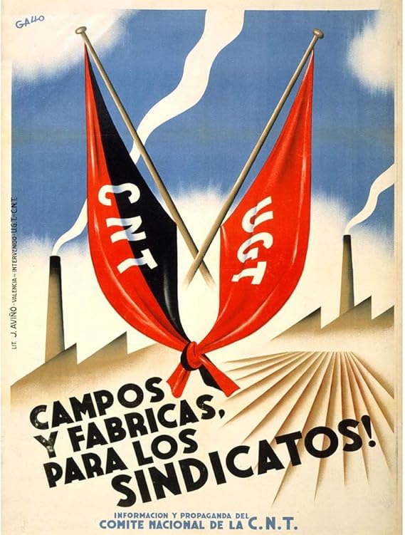 Amazon Com Wee Blue Coo War Spanish Civil Cnt Fai Field Factory Union Republican Left Unframed Wall Art Print Poster Home Decor Premium Prints Posters Prints