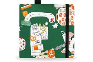 Square 13x13cm 300gsm Watercolor Journal Hardbound 40pgs（20 Sheets Front Back 2 Textures）Travel Size for Calligrapher Colored