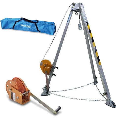 Fall Arrest Kit Aluminum Alloy Rescue Tripod, Emergency Fire Rescue ...