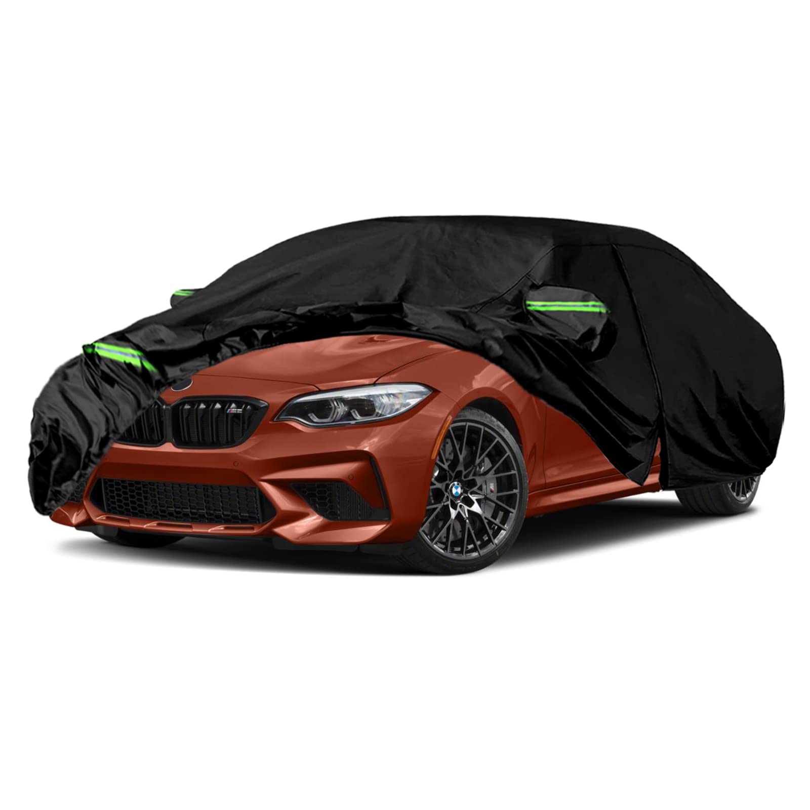 Photo 1 of Waterproof Car Cover Replace for BMW M2 2 Series 2014-2025 (F22/F23 G42 F87 218i 220i 230i 228i 235i 240i), 210T Custom-Fit Protector with Night Reflective Strips for Snow Rain Dust Protection