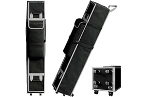 SEAVERRS 10x10x48 inch Tent Bag Replacement Part,Designed for 10x10 pop-up Tents,Comes with Handles and Rollers for Easy Carrying.Made of 800D Waterproof Oxford Fabric,Durable and Waterproof.