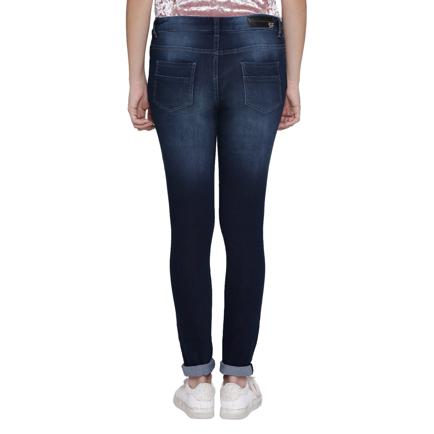 sf jeans by pantaloons womens solid jeans