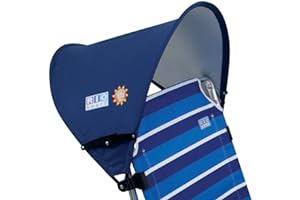 RIO BRANDS Rio Beach MyCanopy Personal Chair Sun Shade, Navy