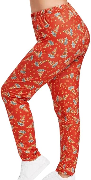 Overdose Pyjama Noel Imprime Grande Taille Femme Leggings Yoga Pantalon Carotte Amazon Fr Vetements Et Accessoires
