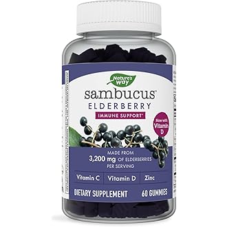 Amazon Best Sellers: Best Elderberry Herbal Supplements