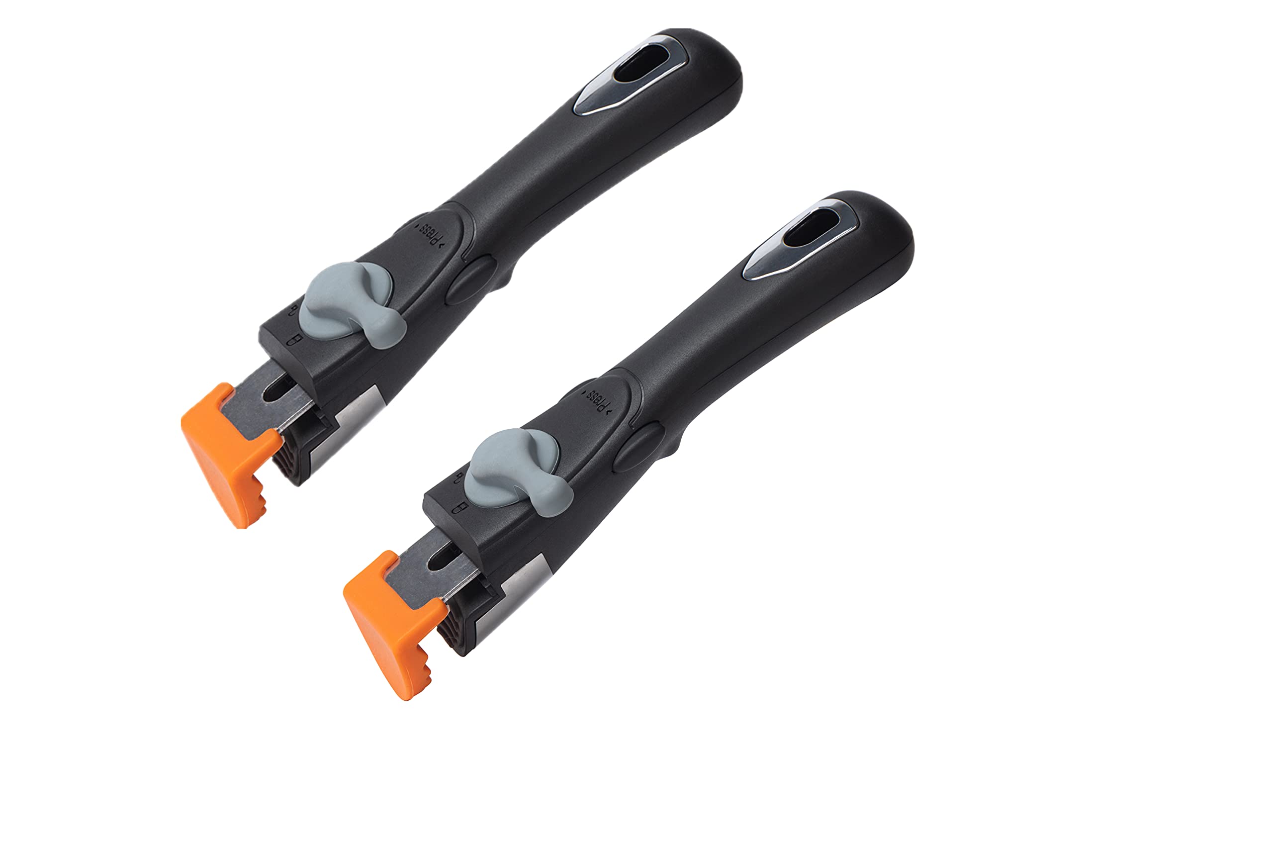 lzteck Universal Pot & Pan Handle, 2 Sets Detachable Removable, Scald-Proof Bakelite Pot Clip, Bowl Grip, For Flanging Pans, Free Size