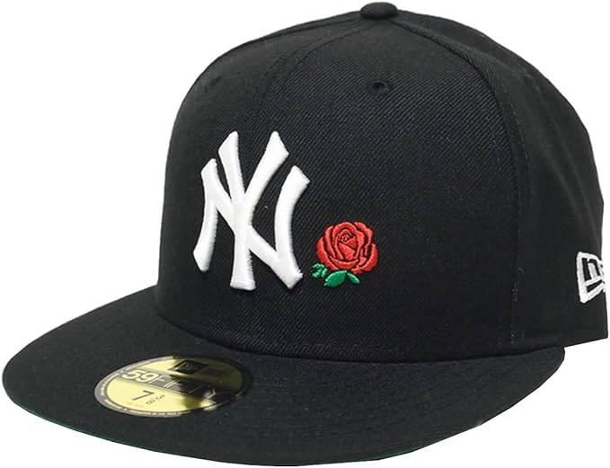 Amazon New Era ニューエラ キャップ メンズ ストリート 平つば ブランド ブラック 7 3 8 ヤンキースロゴ B系 ストリート系 ファッション 大きいサイズ Nwct1290 キャップ 通販