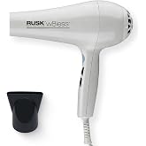 RUSK W8less 2000 Watt Ionic Hair Dryer, Ceramic Tourmaline Technology, 1ct | Lightweight and Fast-Drying Professional Blow Drying, Customizable Heat &amp; Speed Settings, Frizz Control for All Strand Types