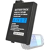 ROYEUEU Battery Replacement Pack for Sony PSP 1001 1000 PSP-110 110 3.6V | Batteries Upgrade 3600mAh for PSP1000 PSP1001 PSP Fat Game Console PSP-280