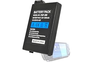 ROYEUEU for Sony PSP 1000 1001 Battery: 3.6V 3600mAh Battery Pack Model PSP-110 PSP-280 for Sony PSP1000 PSP1001 PSP Fat Game Console