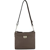 Rosetti Women's Midge Crossbody Bag, Faux Leather Purse, Adjustable Strap | Faux Leather, Adjustable Strap