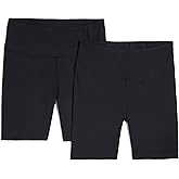 Jockey Womens 2 Pack Performance High Waist 7'' Bike Shorts