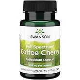 Swanson Full-Spectrum Coffee Cherry - Herbal Supplement Promoting Immune System Support & Delivering Essential Phytonutrients