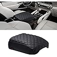 KMMOTORS Telluride(2020~2023) Console Cover, Armrest Cushion, Vegan Leather, Console lid Protector, Anti-Scratch (Black)