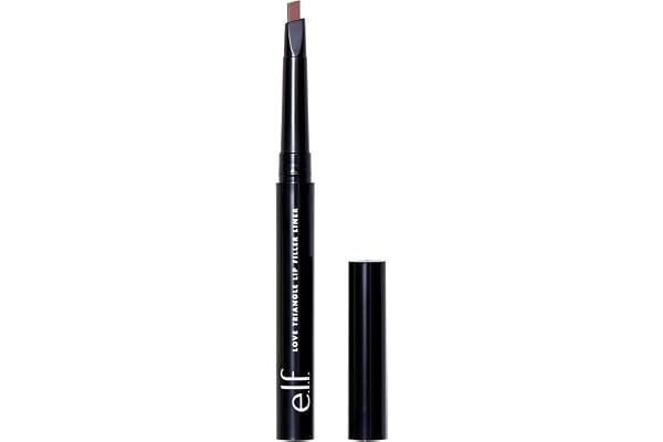 e.l.f. Love Triangle Lip Filler Liner, 2-in-1 Lipliner Pencil For Sculpting & Filling, Long-Lasting Intense Color, Vegan & Cr