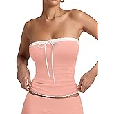 REORIA Women's Y2K Tube Top