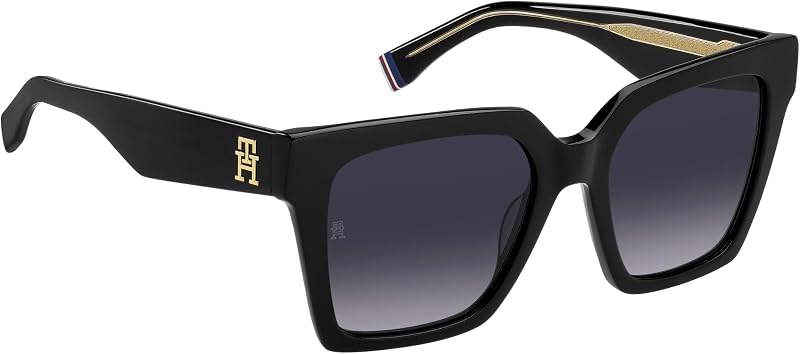Lunettes de Soleil TOMMY HILFIGER TH 2100/S 807 BLACK 53/19/140 Femme — photo 2 sur 4